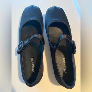 Jeffrey Campbell Black Mary Jane Flats